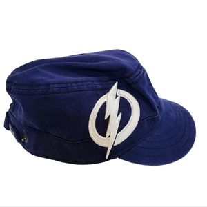 Tampa Bay Lighting Women's Cap Blue with White Bolt Adjustable Back NHL